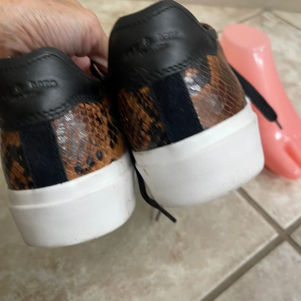 mens rag and bone Snake Skin Sneakers 37EU Or 7 US Lace Up‎ platform Laceup